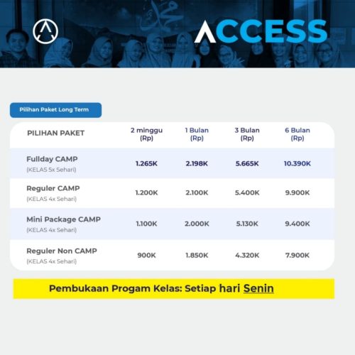Kampung Inggris buka hari senin