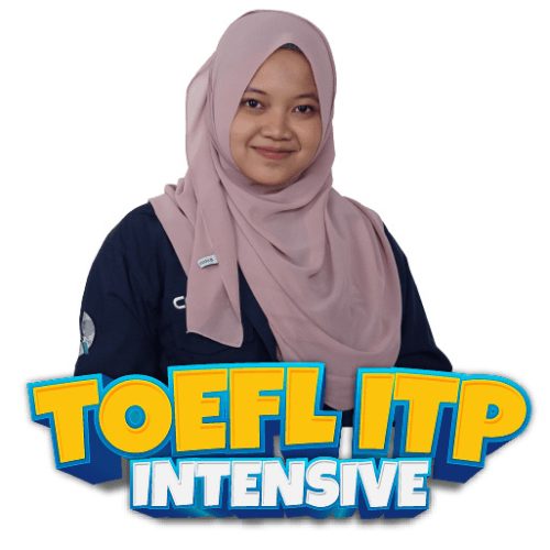 kelas persiapan menghadapi tes TOEFL-ITP. Pemantapan dan pengaplikasian materi-materi TOEFL ITP (Listening Comprehension, Structure and Written Expressions, dan Reading Comprehension) bagi peserta didik yang sudah mengetahui materi-materi yang ada pada TOEFL-ITP.
